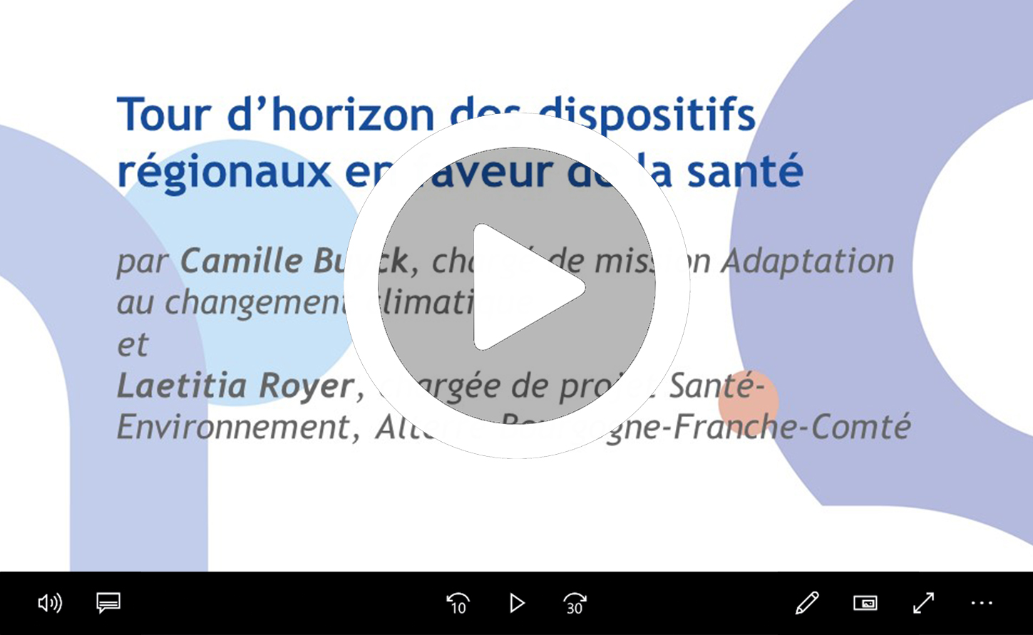 Webinaire UFS - Miniature replay 6